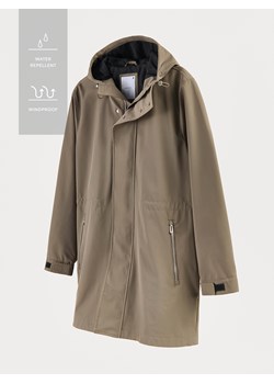 Reserved - Kurtka parka z kapturem - ciemnozielony ze sklepu Reserved w kategorii Kurtki męskie - zdjęcie 189324737