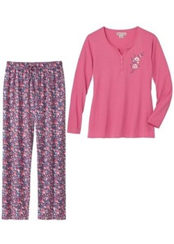 Bawełniana piżama w kwiaty ze sklepu Atlas For Men w kategorii Piżamy damskie - zdjęcie 189325539