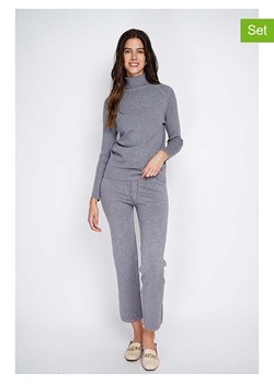 William de Faye 2-częściowy zestaw w kolorze szarym ze sklepu Limango Polska w kategorii Swetry damskie - zdjęcie 189326547