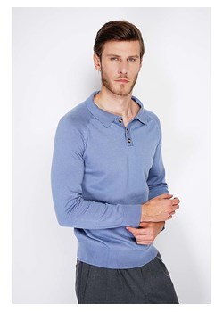 William de Faye Sweter w kolorze błękitnym ze sklepu Limango Polska w kategorii Swetry męskie - zdjęcie 189327086