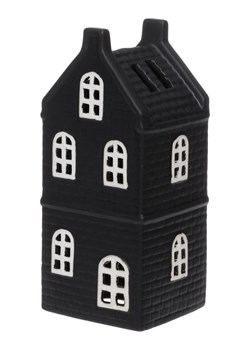 4Living Świecznik "Copenhagen" w kolorze czarnym - 9 x 20 x 7,5 cm ze sklepu Limango Polska w kategorii Świeczniki - zdjęcie 189327496