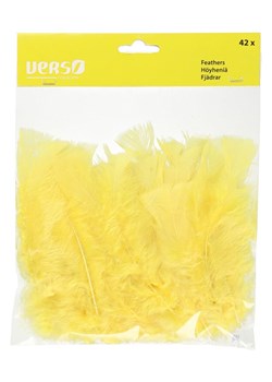Verso Pióra dekoracyjne (42 szt.) w kolorze żółtym ze sklepu Limango Polska w kategorii Zabawki - zdjęcie 189327518
