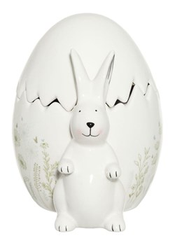 Verso Pojemnik "Rabbit" w kolorze biało-zielonym - 14,5 x 19 x 15,5 cm ze sklepu Limango Polska w kategorii Pojemniki kuchenne - zdjęcie 189327519