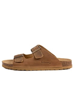 billowy Klapki w kolorze brązowym ze sklepu Limango Polska w kategorii Klapki męskie - zdjęcie 189330948