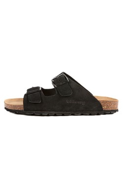 billowy Skórzane klapki w kolorze czarnym ze sklepu Limango Polska w kategorii Klapki damskie - zdjęcie 189331236