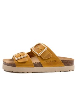 billowy Skórzane klapki w kolorze żółtym ze sklepu Limango Polska w kategorii Klapki damskie - zdjęcie 189332407