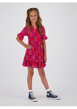 Vingino Sukienka w kolorze czerwono-fioletowo-pomarańczowym ze sklepu Limango Polska w kategorii Sukienki dziewczęce - zdjęcie 189336106