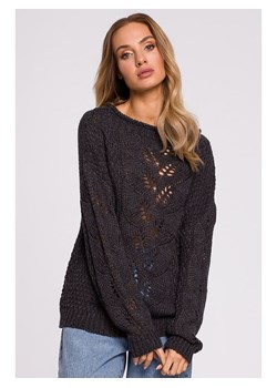 made of emotion Sweter w kolorze antracytowym ze sklepu Limango Polska w kategorii Swetry damskie - zdjęcie 189337566