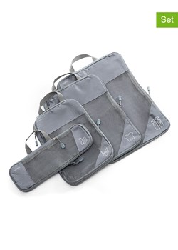 InnovaGoods 4-częściowy zestaw toreb organizacyjnych w kolorze szarym ze sklepu Limango Polska w kategorii Akcesoria i przechowywanie - zdjęcie 189339265