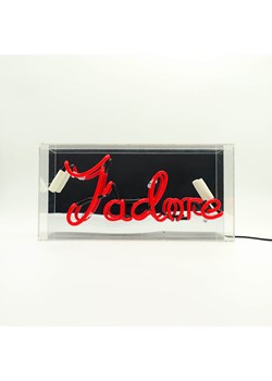 LOCOMOCEAN Lampa neonowa "J'adore" w kolorze czerwonym - 38 x 19 x 10,5 cm ze sklepu Limango Polska w kategorii Oświetlenie - zdjęcie 189339419