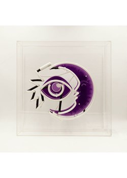 LOCOMOCEAN Lampa LED "Moon" w różnych kolorach - 35 x 35 x 10,5 cm ze sklepu Limango Polska w kategorii Oświetlenie - zdjęcie 189339599