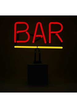 LOCOMOCEAN Dekoracyjna lampa LED "Bar" w kolorze żółto-czerwonym - 27 x 23 x 9 cm ze sklepu Limango Polska w kategorii Oświetlenie - zdjęcie 189339627