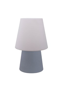 8 seasons Lampa dekoracyjna LED "No. 1" w kolorze szarym - wys. 60 x Ø 28,5 cm ze sklepu Limango Polska w kategorii Oświetlenie - zdjęcie 189339906