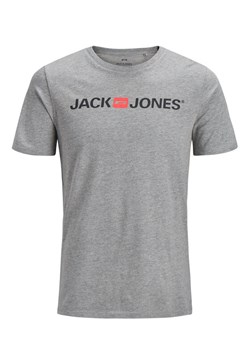 Jack & Jones T-Shirt Corp Logo 12137126 Szary Slim Fit ze sklepu MODIVO w kategorii T-shirty męskie - zdjęcie 189340057