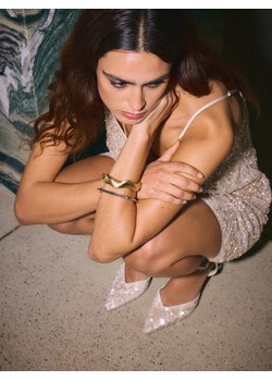 Mohito - Czółenka na szpilce - kremowy ze sklepu Mohito w kategorii Czółenka - zdjęcie 189340216