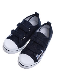 Granatowe chłopięce tenisówki na rzepy /G1-2 17436 T184/ ze sklepu Pantofelek24.pl w kategorii Trampki dziecięce - zdjęcie 189340846