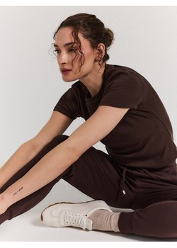 Mohito - Skórzane sneakersy - biały ze sklepu Mohito w kategorii Buty sportowe damskie - zdjęcie 189340927