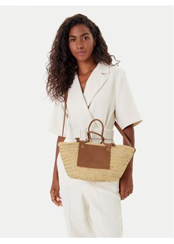 Torebka Castañer Campania Mini 025743-2003 Beżowy ze sklepu eobuwie.pl w kategorii Torby letnie - zdjęcie 189340958