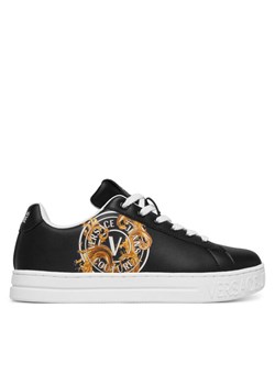 Sneakersy Versace Jeans Couture 80VA3SK3 ZPB73 899 Czarny ze sklepu eobuwie.pl w kategorii Buty sportowe damskie - zdjęcie 189342197