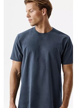 Atlantic bawełniany t-shirt męski NMT-033-GRANATOWY CIEMNY, Kolor granatowy, Rozmiar M, ATLANTIC ze sklepu Primodo w kategorii T-shirty męskie - zdjęcie 189342778