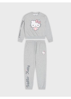 Sinsay - Komplet: bluza i spodnie Hello Kitty - szary ze sklepu Sinsay w kategorii Komplety dziewczęce - zdjęcie 189343255