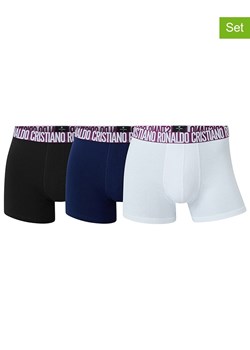 CR7 Bokserki (3 pary) w kolorze granatowym, czarnym i białym ze sklepu Limango Polska w kategorii Majtki męskie - zdjęcie 189343485