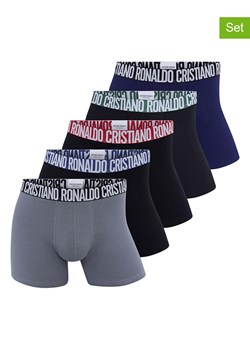 CR7 Bokserki (5 par) w kolorze granatowym, szarym i czarnym ze sklepu Limango Polska w kategorii Majtki męskie - zdjęcie 189343566