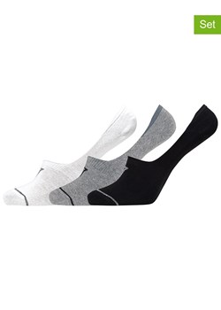 CR7 Skarpety-stopki (3 pary) w kolorze czarno-szaro-białym ze sklepu Limango Polska w kategorii Skarpetki męskie - zdjęcie 189343595