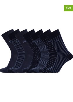 CR7 Skarpety (7 par) w kolorze granatowym ze sklepu Limango Polska w kategorii Skarpetki męskie - zdjęcie 189343598