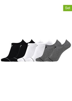 CR7 Skarpety-stopki (6 par) w kolorze czarnym, białym i ciemnoszarym ze sklepu Limango Polska w kategorii Skarpetki męskie - zdjęcie 189343607