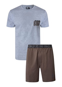 CR7 Piżama w kolorze brązowo-jasnoszarym ze sklepu Limango Polska w kategorii Piżamy męskie - zdjęcie 189343718