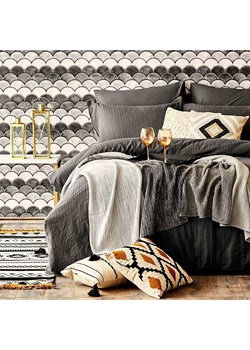 BELLA MAISON Komplet pościeli "Arno" w kolorze antracytowym ze sklepu Limango Polska w kategorii Pościele - zdjęcie 189345159