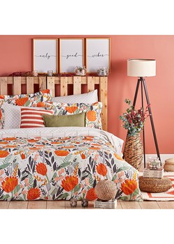 BELLA MAISON Komplet pościeli "Briony" w kolorze pomarańczowym ze wzorem ze sklepu Limango Polska w kategorii Pościele - zdjęcie 189345189