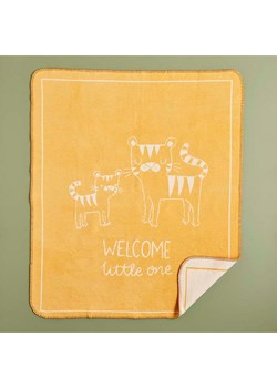 BELLA MAISON Kocyk niemowlęcy "Tiger" w kolorze żółto-białym ze sklepu Limango Polska w kategorii Tekstylia - zdjęcie 189345346