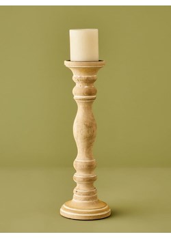 BELLA MAISON Świecznik "Carli" w kolorze beżowym - wys. 38 cm ze sklepu Limango Polska w kategorii Świeczniki - zdjęcie 189345489