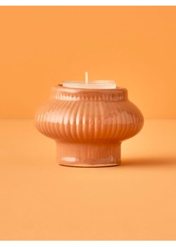 BELLA MAISON Świecznik "Perla" w kolorze jasnobrązowym - wys. 6 x Ø 8 cm ze sklepu Limango Polska w kategorii Świeczniki - zdjęcie 189345509