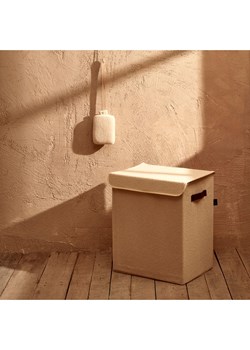 BELLA MAISON Kosz "Karla" w kolorze kremowym na pranie - 40 x 50 x 30 cm ze sklepu Limango Polska w kategorii Akcesoria łazienkowe - zdjęcie 189345538