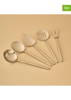 BELLA MAISON 5-częściowy zestaw sztućców "Siena" w kolorze srebrnym do serwowania ze sklepu Limango Polska w kategorii Sztućce - zdjęcie 189345685