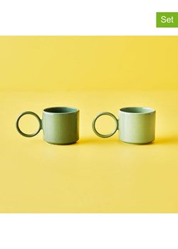 BELLA MAISON Kubki (2 szt.) "Arcana Espresso" w kolorze zielonym do kawy - 90 ml ze sklepu Limango Polska w kategorii Dzbanki i zaparzacze - zdjęcie 189345758