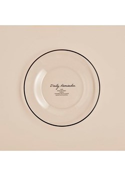 BELLA MAISON Talerz "Daily Reminder" w kolorze czarnym do serwowania - Ø 19 cm ze sklepu Limango Polska w kategorii Misy i tace dekoracyjne - zdjęcie 189345888