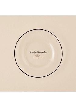 BELLA MAISON Talerz "Daily Reminder" w kolorze czarnym do serwowania - Ø 26 cm ze sklepu Limango Polska w kategorii Misy i tace dekoracyjne - zdjęcie 189345889