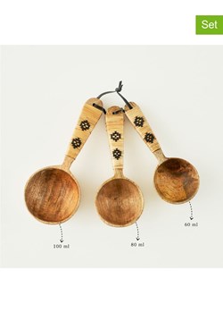 BELLA MAISON Miarki (3 szt.) "Varna" w kolorze jasnobrązowym ze sklepu Limango Polska w kategorii Akcesoria kuchenne - zdjęcie 189346135