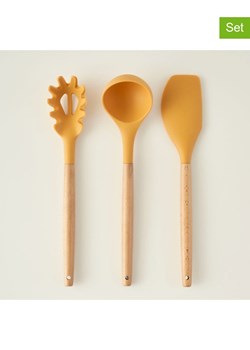 BELLA MAISON 3-częściowy zestaw "Olivia" w kolorze beżowym - wys. 32 cm ze sklepu Limango Polska w kategorii Akcesoria kuchenne - zdjęcie 189346258