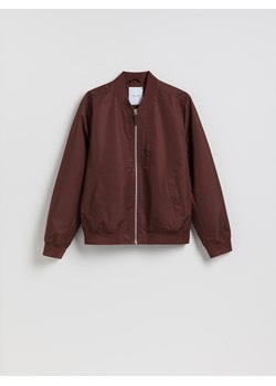 Reserved - Kurtka bomberka ze stójką - ciemnobrązowy ze sklepu Reserved w kategorii Kurtki męskie - zdjęcie 189346439