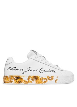 Sneakersy Versace Jeans Couture 80VA3SKL ZPB79 G03 Biały ze sklepu eobuwie.pl w kategorii Buty sportowe damskie - zdjęcie 189346679