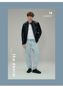 Reserved - Jeansy carrot z efektem sprania - niebieski ze sklepu Reserved w kategorii Jeansy męskie - zdjęcie 189348385