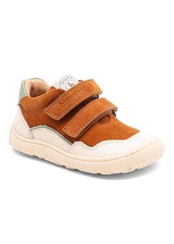 bisgaard Skórzane buty "Morten" w kolorze kremowo-pomarańczowym do chodzenia na boso ze sklepu Limango Polska w kategorii Buciki niemowlęce - zdjęcie 189350617