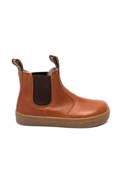 bisgaard Skórzane buty "Ene" w kolorze jasnobrązowym do chodzenia na boso ze sklepu Limango Polska w kategorii Buty zimowe dziecięce - zdjęcie 189351157