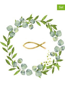 ppd Serwetki (40 szt.) "Communion" w kolorze biało-zielonym ze sklepu Limango Polska w kategorii Akcesoria kuchenne - zdjęcie 189351938