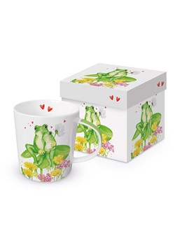 ppd Kubek jumbo "Tina &amp; Tom" w kolorze biało-zielono-żółtym - 400 ml ze sklepu Limango Polska w kategorii Naczynia - zdjęcie 189351968